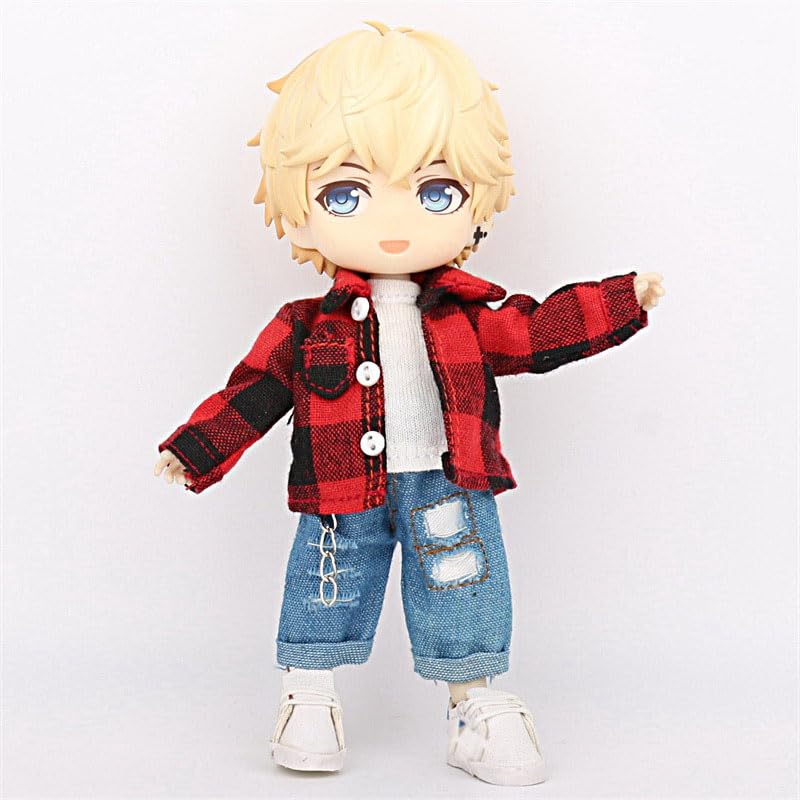 Ob11 Clothes top 1/12 bjd Shirt (red)