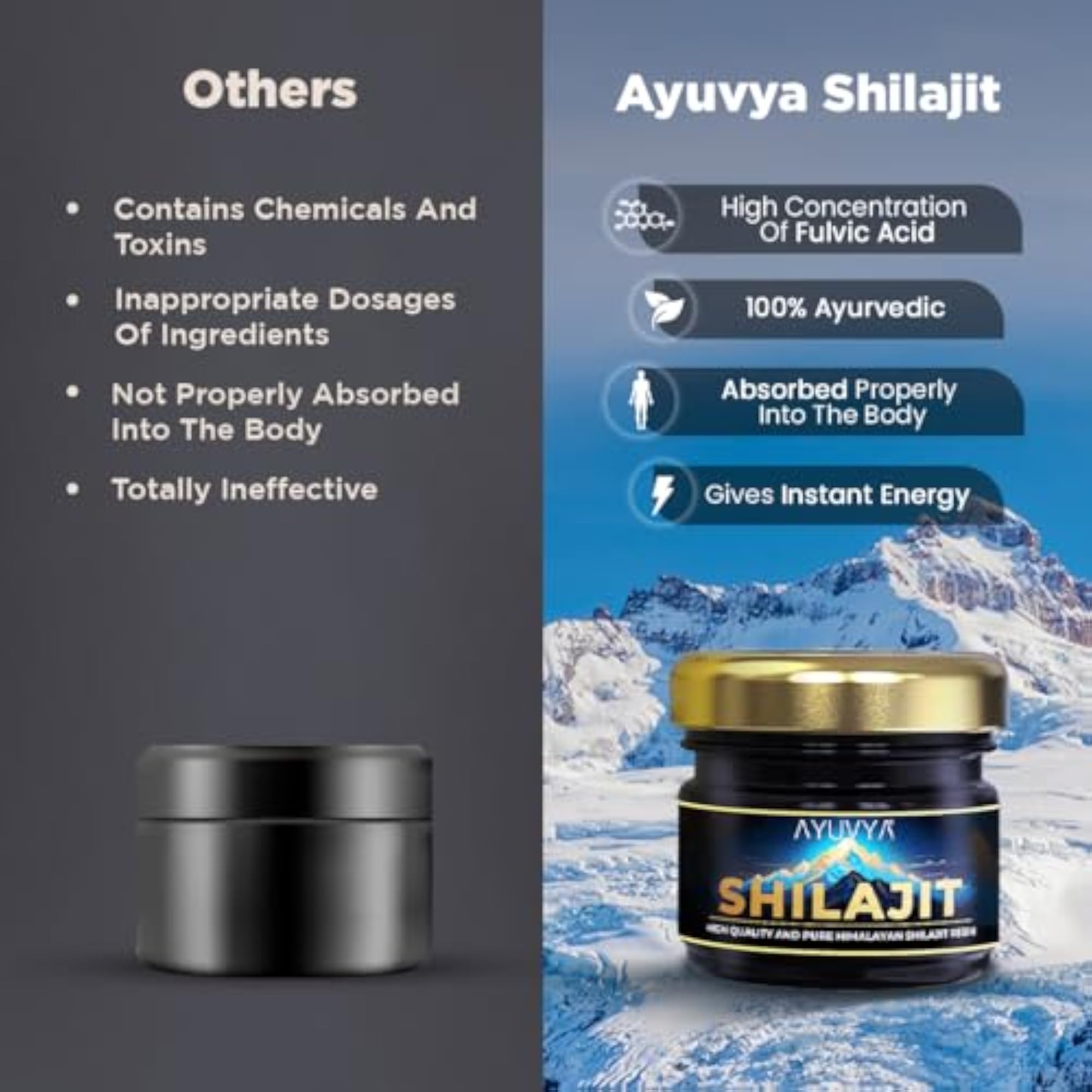 Go On & Shilajit Comb, Natural Health Supplement
