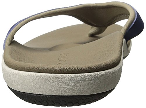 Image of Spenco Yumi Men's Orthotic Flip Flops Medieval Blue - 10 Medium