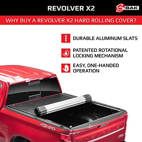 Bak Revolver X2 Hard Rolling Truck Bed Tonneau Cover | 39309 | Fits 2004 - 2014 Ford F-150 5' 6" Bed (66") #TOP4