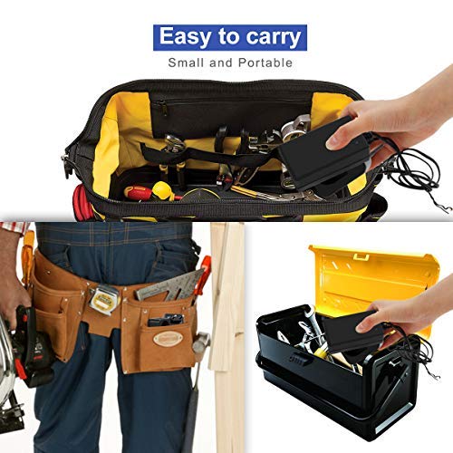 Exmate Multivoltio Cargador para Dewalt 7.2V 9.6V 12V 14.4V 18V Baterías Tipo Ni-MH/Ni-CD (NO para baterías de Iones de Litio)