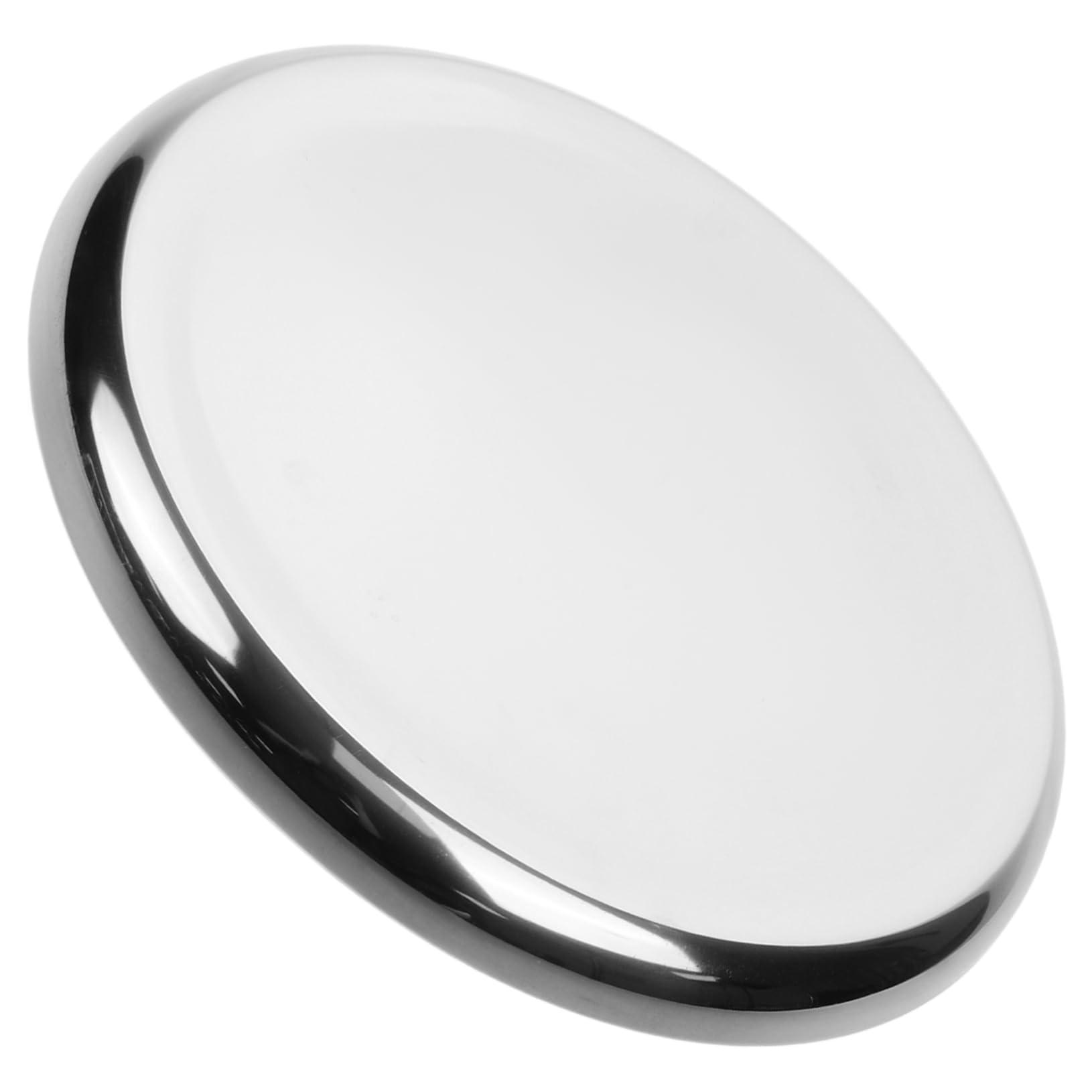 Assise de tabouret rond en acier inoxydable argenté VOSAREA pour cuisine