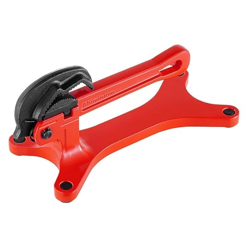 Image of Ruaizel Portable Pipe Vise, Pipe Tightening Vise, Portable Aluminum Tube Vice for Valve Maintenance, High-Altitude, Narrow Space Work Sites