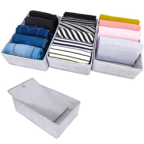 SIMPLE JOY® NORDLI - Juego de 3 cajas para cajonera ikea, ajuste perfecto, base estable, sistema de organización de cajones, juego de 3