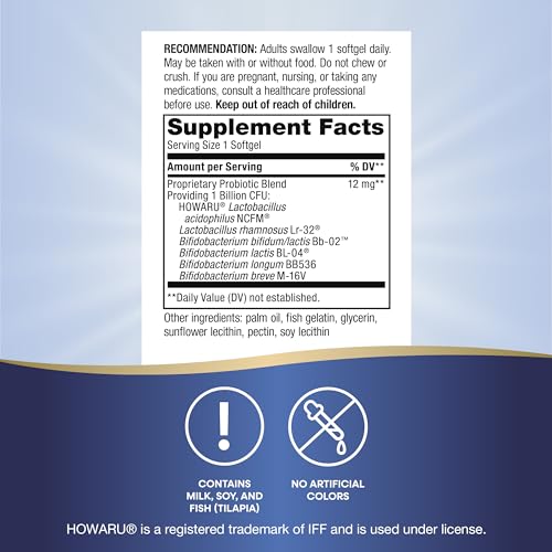 Nature's Way Complete Probiotic Pearls, Supports Digestive Balance*, 1 Billion Live Cultures, Supplement for Men and Women, No Refrigeration Required, 90 softgels (Packaging May Vary) - Image 6