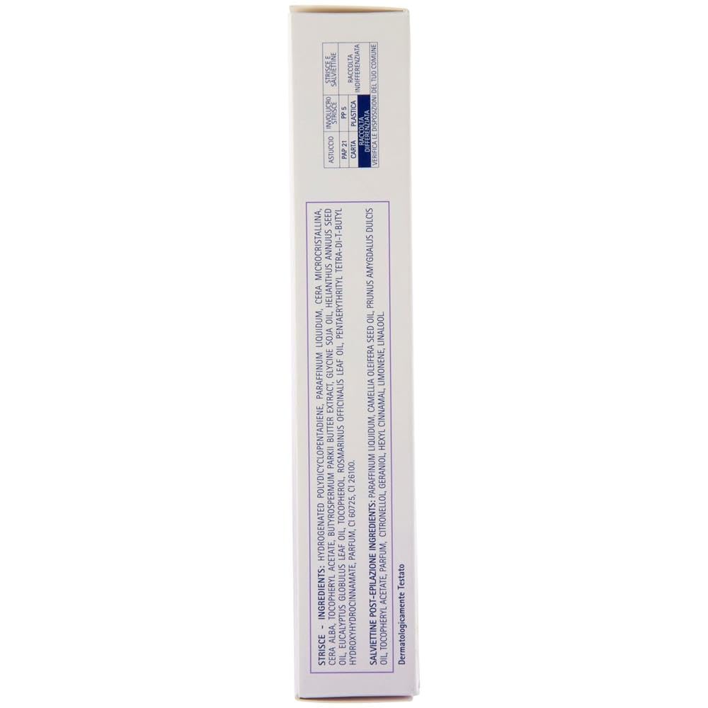 Strep Set 12 10 Strisce Viso-Partito Delicate Depilazione, Multicolore, Singolo