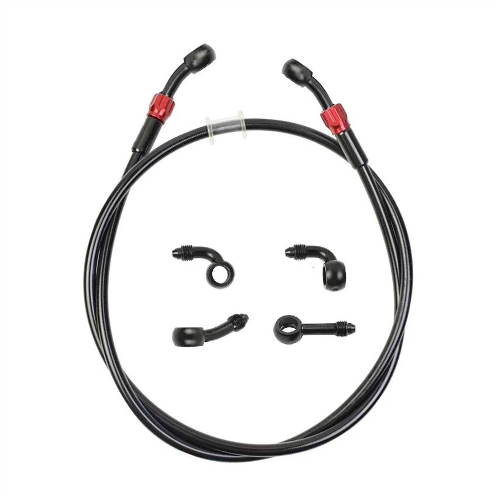 Motorbike Part Diameter is 10mm Motorcycle Brake Hose Hydraulic Stainless Steel Braided Line Fluid Oil Tube 400mm-2400mm(1500mm)