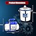 P PBAUTOS 5 Gallon Tempered Glass Lid Vacuum Chamber with Pump, Degassing Chamber Kit with 3.5 CFM Vacuum Pump Without Oil, Perfect for Stabilizing Wood, Degassing Silicones