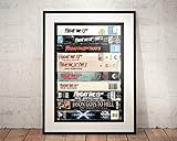 Friday the 13th VHS Cassette Stack. Limited Edition Print. 80s Horror. Jason Vorhees...