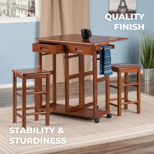 Image of Winsome Wood Suzanne Kitchen, Square, Teak