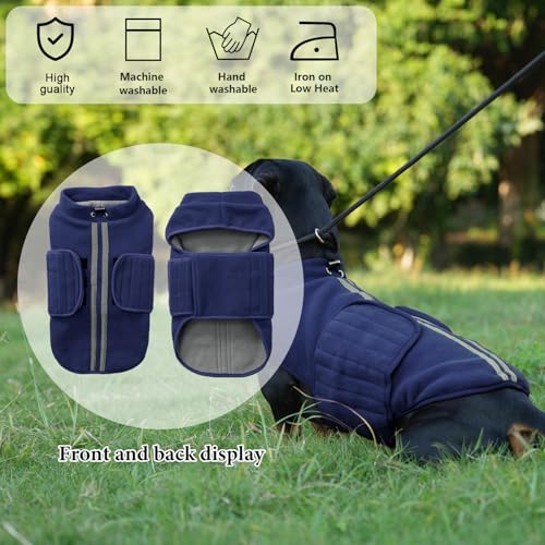 Veste en polaire souple pour chien idéale pour promenades hivernales