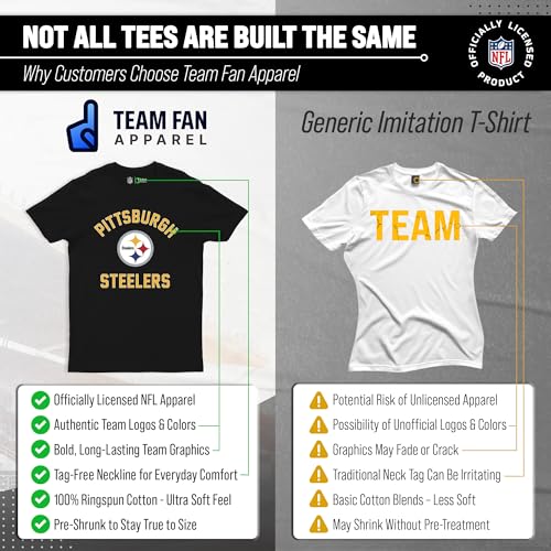 Image of NFL Gameday Cotton Blend T-Shirt for Men and Women - Licensed