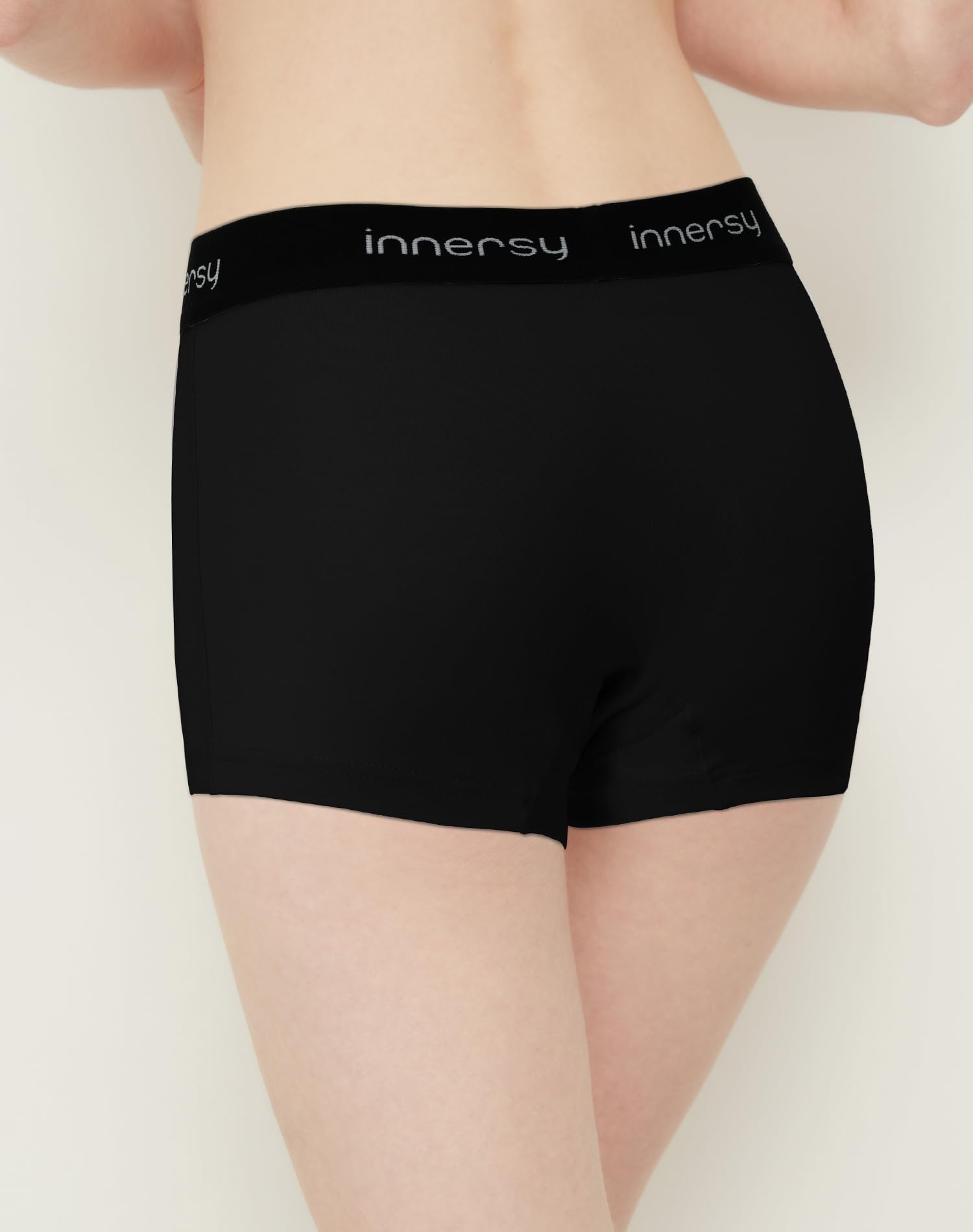 INNERSY Bokserki dla dziewcząt, bielizna dla nastolatków w wieku 8-16 lat (przed/po menstruacji), 3 sztuki w opakowaniu