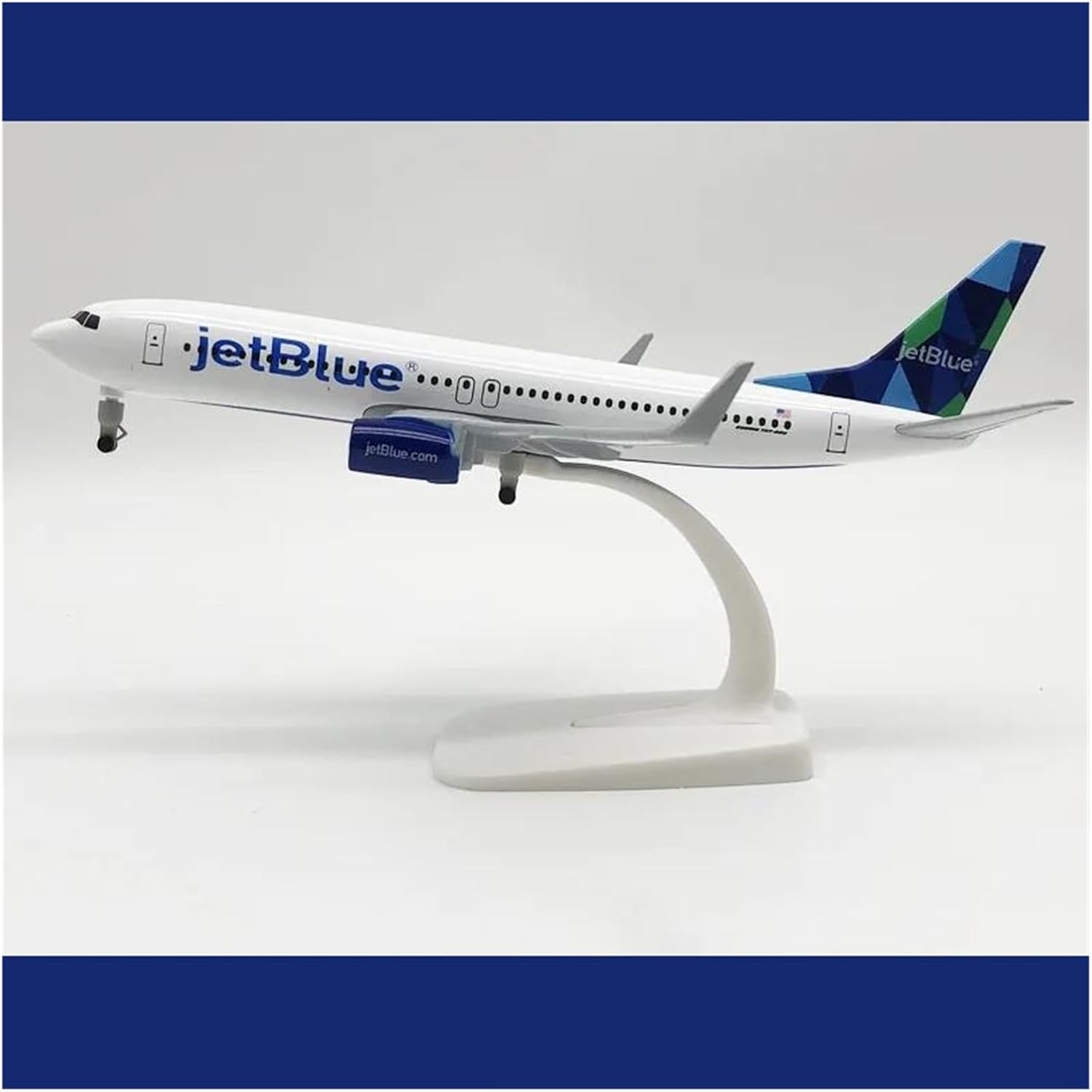 20cm for Airline Airplane Model B737 Boeing 737 Jet Aircraft Die Casting Alloy Metal Toy with Landing Gear Hobby Playgame Kit