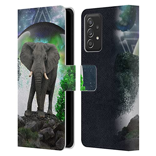 Étui Éléphant Samsung Galaxy A53 5G Head Case Designs Housse Portefeuille Cuir