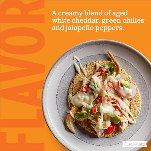 Image of Chef-mate Que Bueno White Queso and Nacho Cheese Sauce, Canned Food, 6 lb. 10 oz (#10 Bulk Can)