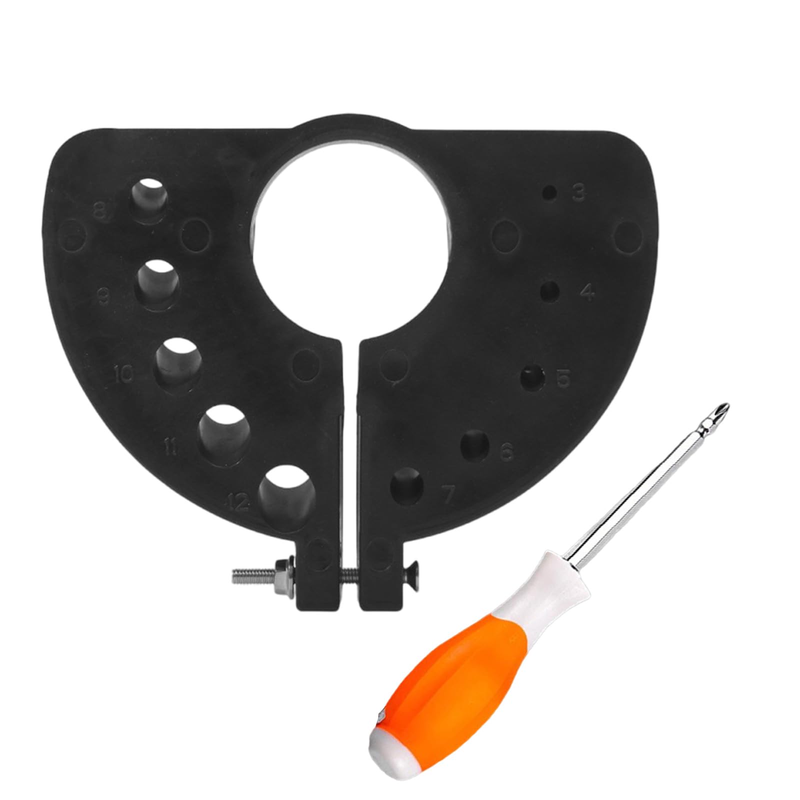 Apglsxy Black 3-12Mm Angles Grinder Drill Bit Sharpener Drill Bit Sharpener Angles Guide Sharpening Guide Tool Multipurpose Portable