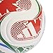 Adidas Unisex-Adult World Cup Soccer Ball, White/Vivid Red/Glory Blue/Green, 4