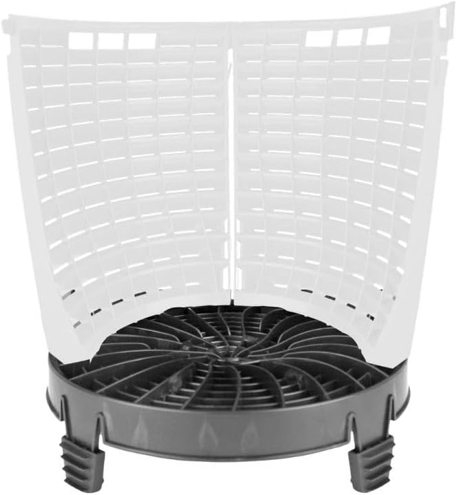 Detail Guardz Scrub Wall Bundle – Bucket Insert Car Wash Grit Guard System for Wash Mitts, Wheel Brushes & Microfiber, Traps Dirt Below for Cleaner Wash Water - Dirt Lock (Black) & Scrub Wall (White)