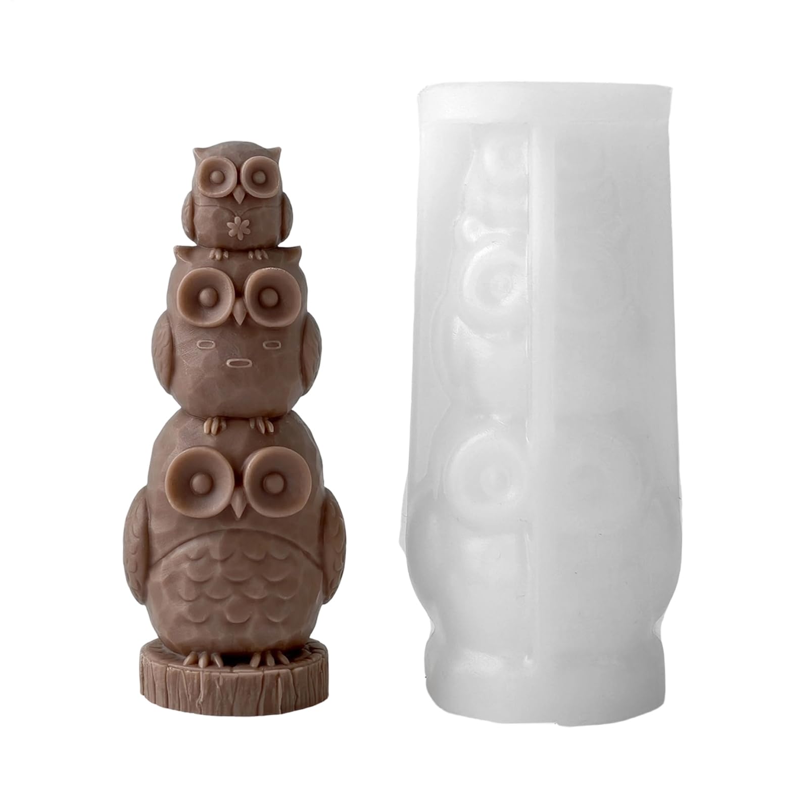 per candele in silicone a forma di animale, 3D , riutilizzabile, impilabile, stampo per candele a forma di animale, per festa del Ringraziamento, vacanze, uffici, casa, scrivania