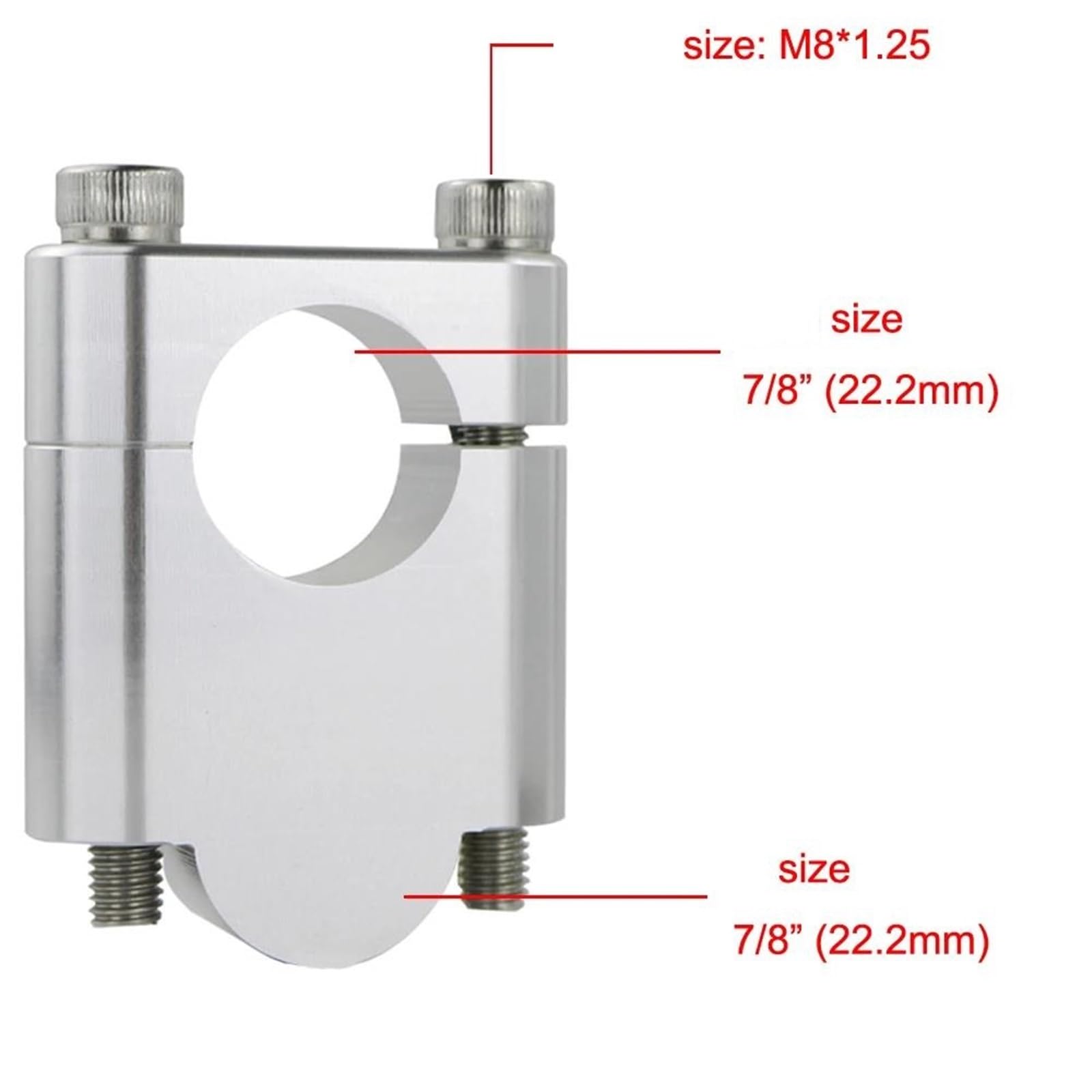 Riser Manubrio Moto per H&Onda CRF150 CRF230L CRF300L CRF250L XR250R XR600R XR650L Morsetto di Montaggio Riser Manubrio Distanziale Rialzo Manubrio(Nero,40 mm)