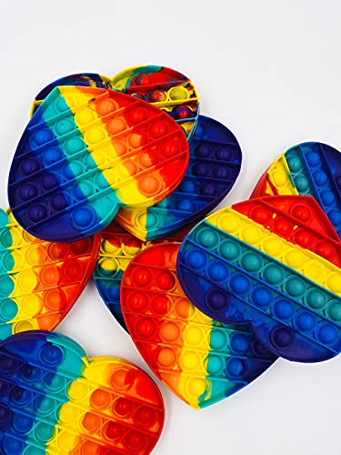 Pop It Fidget Toy Bubble Brinquedo Sensorial AMG Coração
