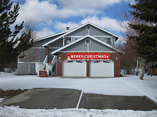 feiwo Large Merry Christmas Banner,Xmas Outdoor & Indoor Hanging Decor,Xmas Sign Huge Xmas Home Party Decoration (Christmas Tree) - Thumbnail 2