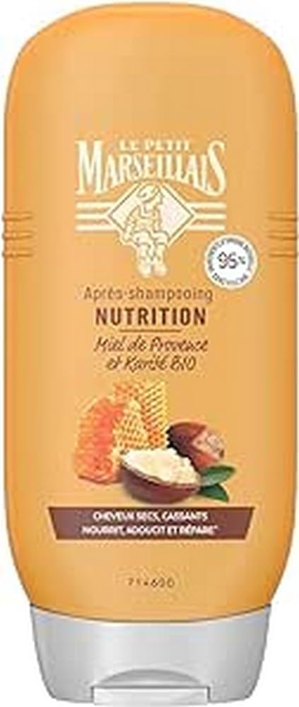 Conditioner for dry hair, damaged and brittle hair, honey from the Provence Organic & Shea Organic