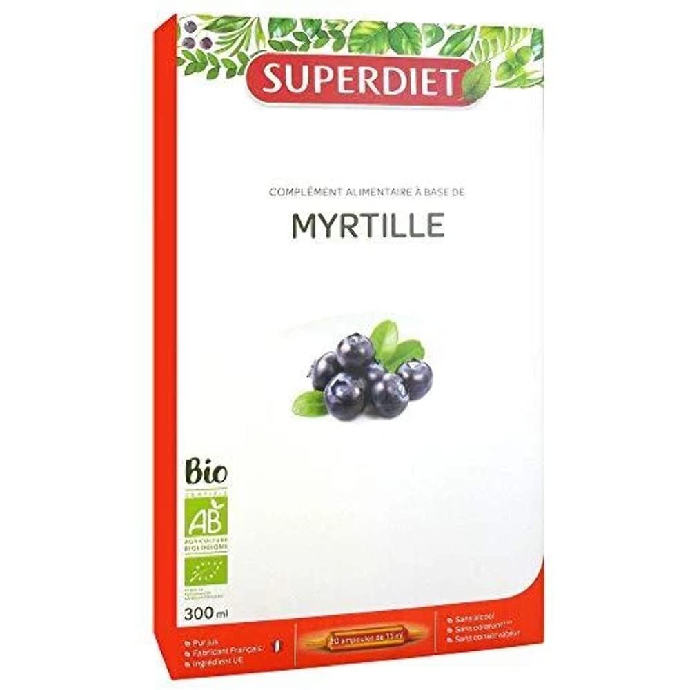 Super Diet Organic Blueberry 20 Phials
