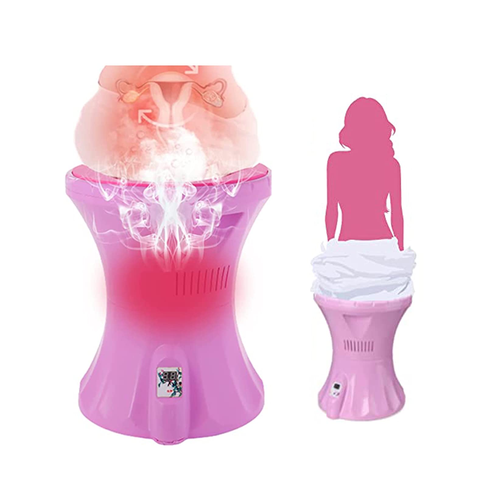 Steam Seat Kit Electric V Steam Chair for V Cleansing Detox Menstrual Support Feminine Odor Postpartum Care Rejuvenate