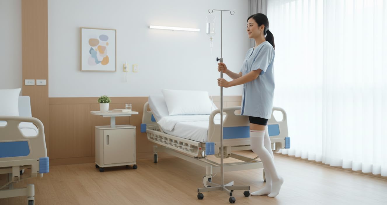 DVT-18 Anti-Embolism Stockings (X-Large, Style: Above Knee) 1