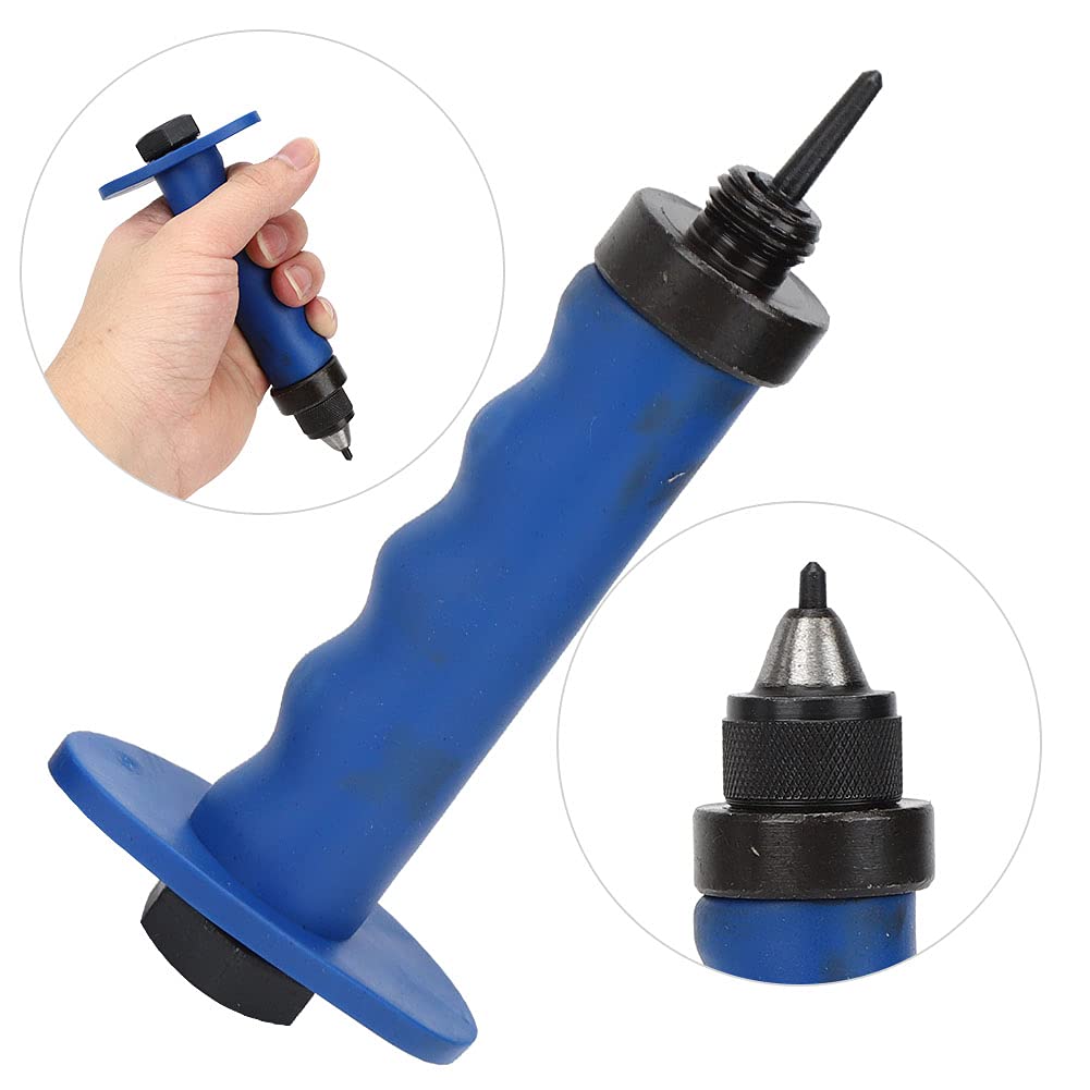 Hidyliu Juego de Punzones Huecos de 14 Piezas, Herramienta de Artesanía de Cuero Duradera para Proyectos de Bricolaje, Adecuada para Cuero, Caucho y Latón, Tamaño de 5 Mm a 35 Mm (Juego de 14