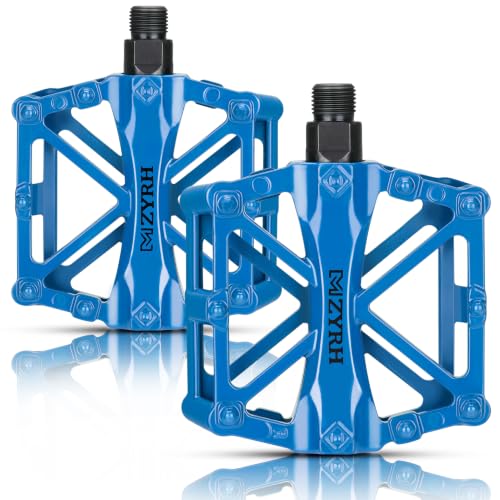 KEMIMOTO Mountain Bike Pedals MTB Bicycle Flat Pedals, 9/16'' CNC Aluminum Durable Sealed Bearings...