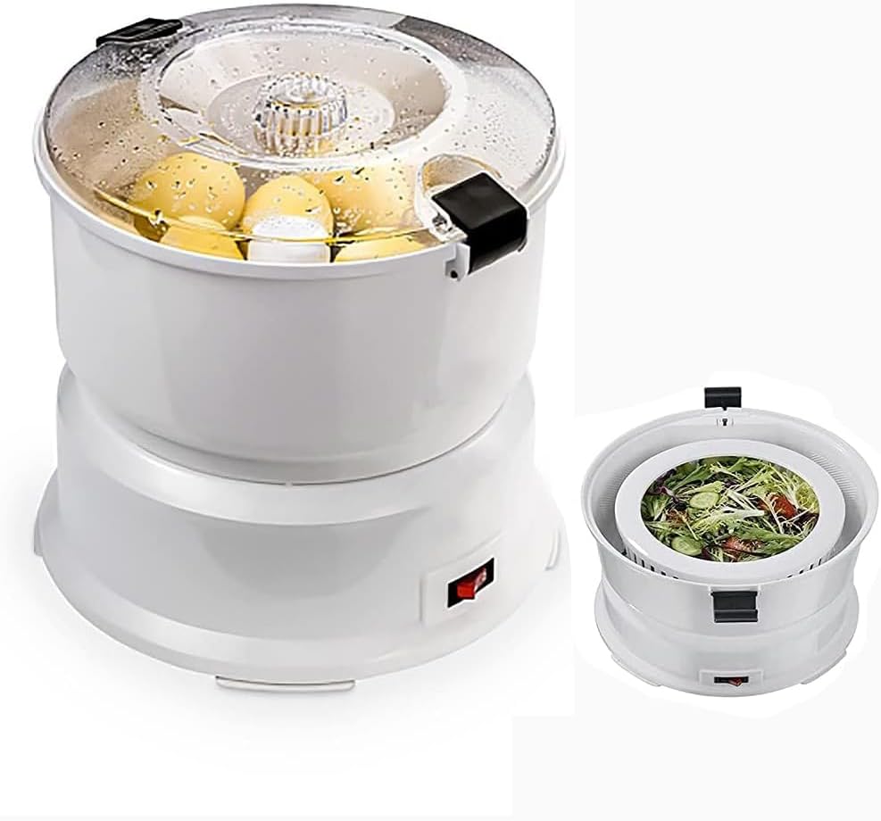 Electric Potato Peeler with 6 Blades, Full Automatic Peeling Machine/Fruits Vegetable Dehydrator, Peels Up to 1Kg Potatoes in 2-4 Minute