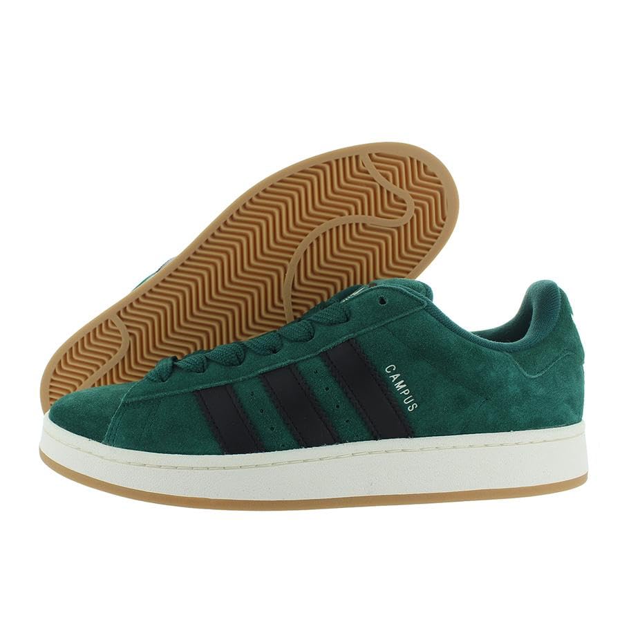 Image of adidas Campus 00s Mens Shoes Size 10, Color: Collegiate Green /Core Black /Off White-Green