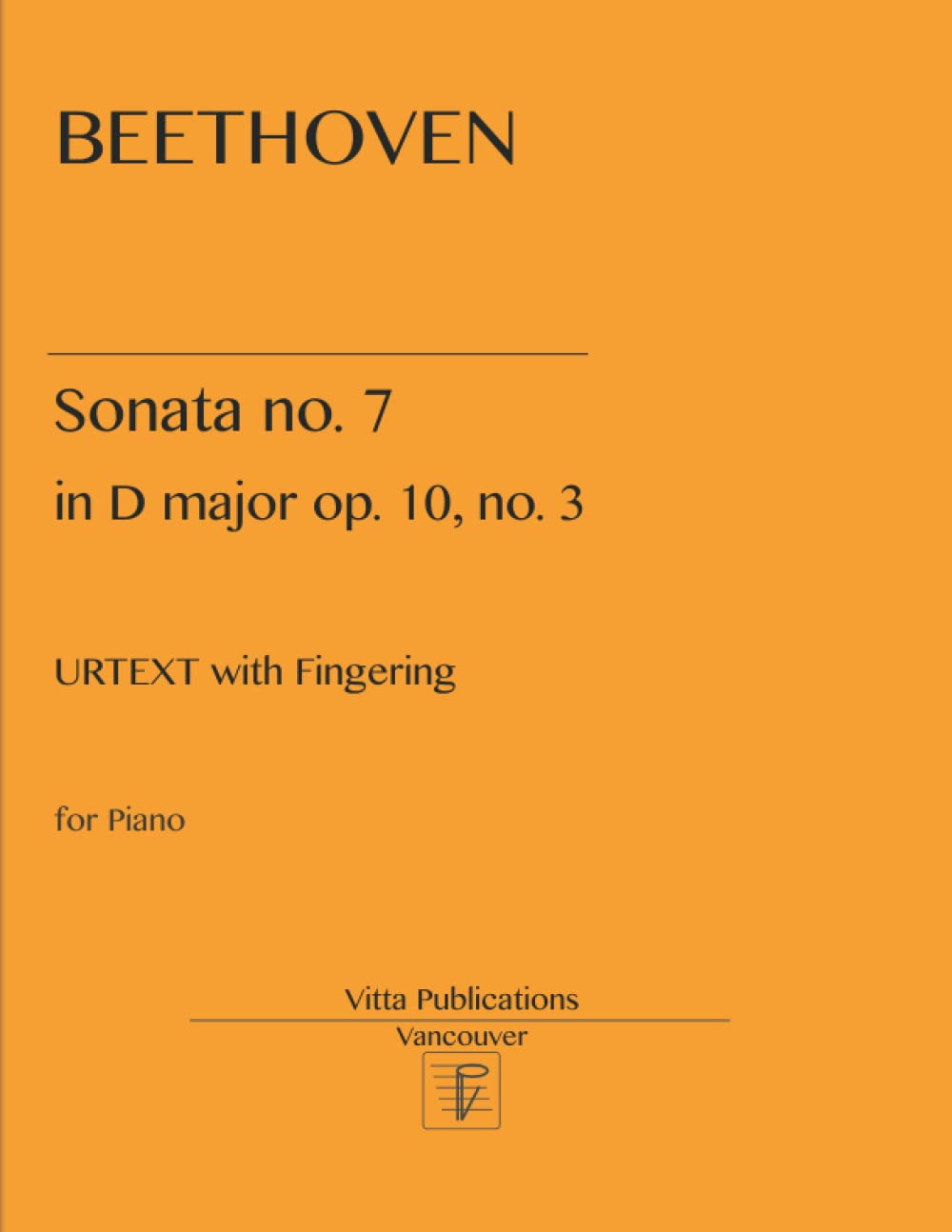 Beethoven Sonata no. 7: D major op. 10 no. 3