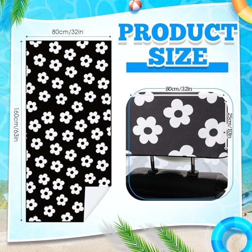 Image of Hahafelt 2 Pack Car Seat Towel Cover with Storage Bag, Florid Declamation