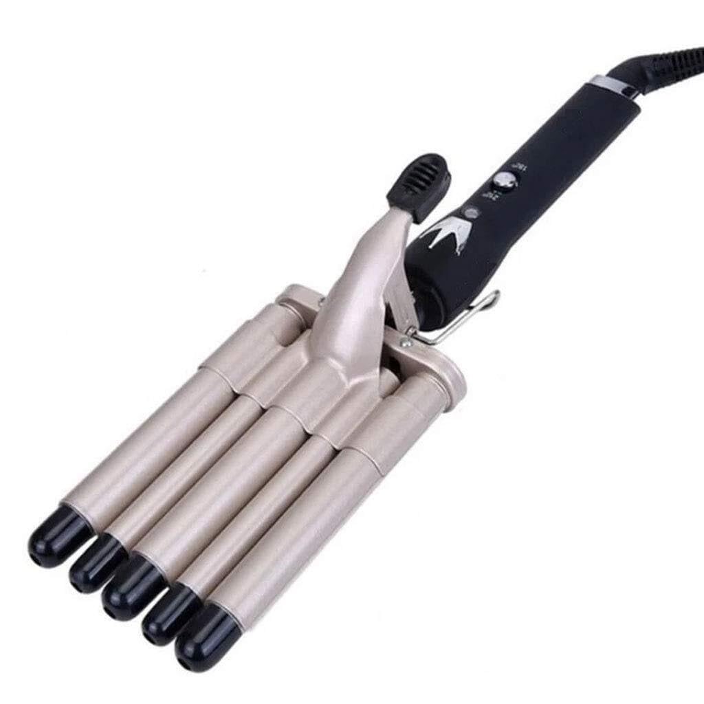 5-Barrel Hair Curling Iron Ceramic Waver Wand Fast Heating Crimper with 360 Swivel Cord Professional Hair Styling Tool