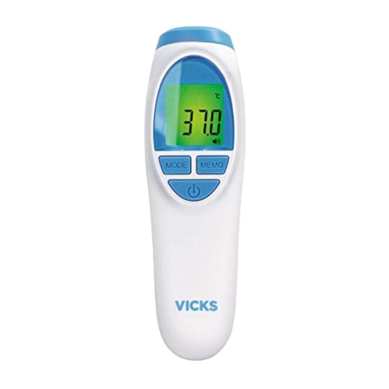 VNT200EU Thermometer with No Touch Technology Clinically Tested Accuracy, Fever InSight, Quiet Mode, Fast Measurement,White