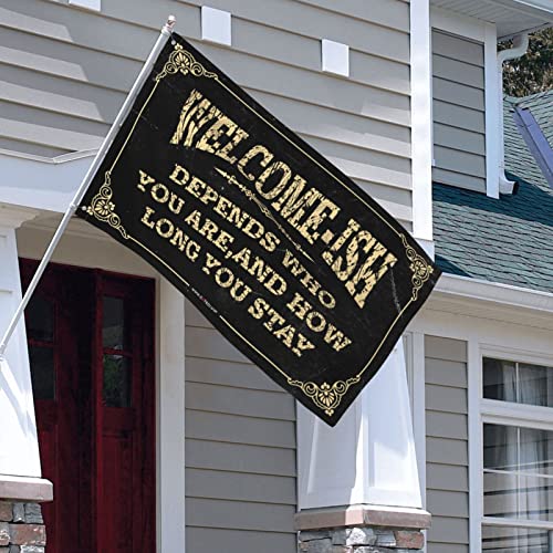 Drapeau de chambre Welcome Ish déco originale pour ado