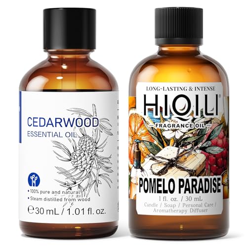 Aceite esencial Cedro 30ML y Aceite aromático Pomelo 30ML