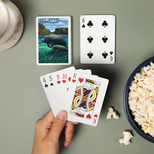 Lantern Press Biscayne Naipes Poker 52 cartas miniatura 2