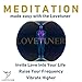 LOVETUNER Meditation Tuning Necklace 528 hz Frequency of Love | Mindfulness Device for Anxiety & Stress Relief (Waxed Cord Bronze)