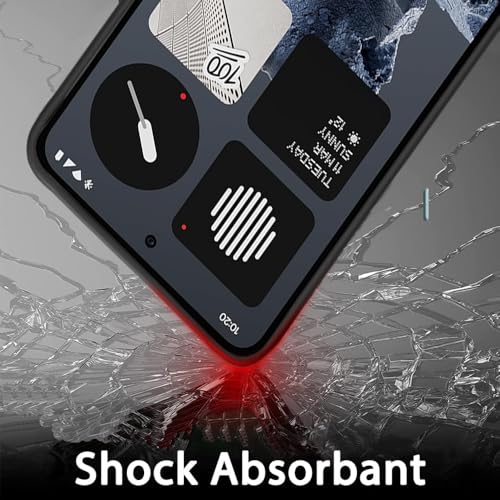 Image of TOUCCH 3D Face Case Back Cover for CMF 2 PRO|Shock Proof Design with Camera Protection Ring|Liquid Case (Microfibre Lining) for CMF 2 PRO|Silicone-Black