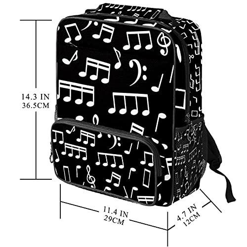 Sac à dos décontracté pour ordinateur portable avec grand compartiment de travail