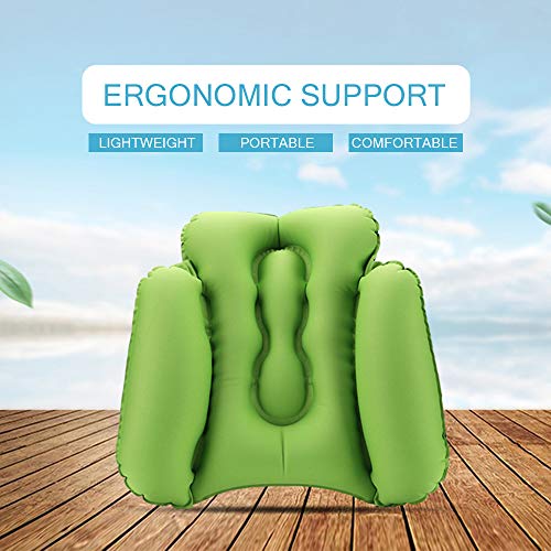 Suporte lombar, Andoer Almofada de apoio lombar inflável Almofada de costas Almofada de lombar Cadei