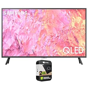 Samsung QN43Q60CAFXZA 43 Inch QLED 4K Smart TV 2023 Bundle with 2 YR CPS Enhanced Protection Pack
