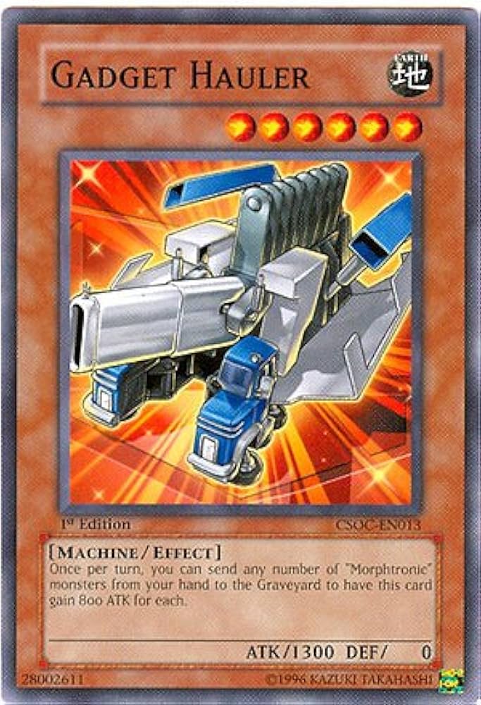 Amazon.com: Yu-Gi-Oh! - Gadget Hauler (CSOC-EN013