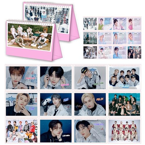 Generic SKD03 Korean K-Pop-Idol Group New Desk Calendar 2024-12 Monthly Desktop Calendar cover