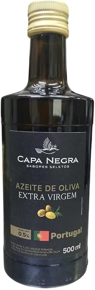 AZEITE PORTUGUÊS EXTRA VIRGEM - CAPA NEGRA 500ml